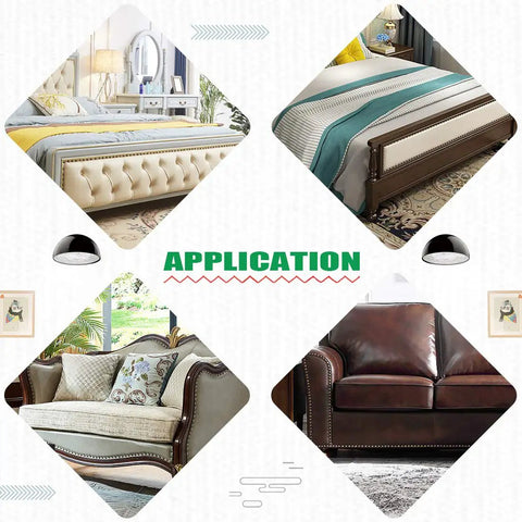Top Shelf 100 Pack Bronze Upholstery Tacks 1 Inch Furniture Nails used on various upholstered furniture applications.