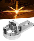 Gazaar Plasma Torch Clamp Holder 25Mm Anti Collision Fixture For Cnc Cutting Machine close-up of durable iron construction and adjustable clamp design.
