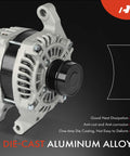 Alternator For Ford Fusion 2013 Through 2020 2.0L 2.5L 12V 150A With 4 Groove Decoupler Pulley Clockwise Replacement Part A2TX2681