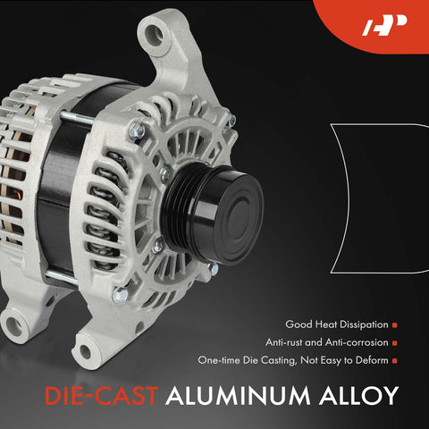Alternator For Ford Fusion 2013 Through 2020 2.0L 2.5L 12V 150A With 4 Groove Decoupler Pulley Clockwise Replacement Part A2TX2681