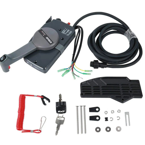 Side Mount Remote Control Box For Yamaha 10 Pins Outboard With Right Hand Operation Plug And Play Marine Grade Weatherproof