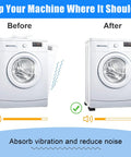 MyLifeUNIT EVA washer pads (8-pack) anti-vibration mats for front-loading washing machine
