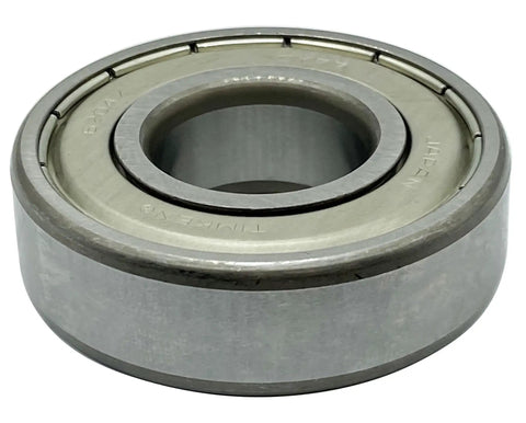 Close-up of a 2 Pack 6204-2Z Deep Groove Ball Bearing with Double Metal Seal 20x47x14mm Pre Lubricated Chrome Steel bearing