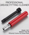 Heavy Duty Grease Fitting Cleaning Tool With Anti Rust Construction Red Universal Cleaner