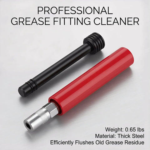 Heavy Duty Grease Fitting Cleaning Tool With Anti Rust Construction Red Universal Cleaner