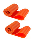 Fat Tire 26 Inch Rim Strip Tape For Bikes Tough As Nails Durable PVC Inner Tube Cushion Protector Anti Puncture Rim Liner 2 Pack Orange