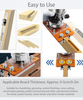 Rock Solid Wood Trim Router Base For 65mm Palm Tools Dead Nuts Precision Anti Wobble Plate, demonstrating ease of use for wood cutting.