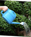 Long Spout Watering Can For Indoor And Outdoor Plants Plastic Watering Pot With Durable Ergonomic Handle And Long Nozzle Easy Grip For Flowers Foliage And Houseplants Sky Blue Gardening Tool, sky blue plastic watering can pouring