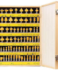 Built Like A Tank 70 Piece Router Bit Set With 1/2 Inch Shank Carbide Tipped Woodworking Milling Cutter Kit displayed in storage case.