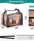 Cowboy Themed Insulated Lunch Bag With Huge Capacity And Grab And Go Design Keeps Food Fresh All Day Leakproof Reusable