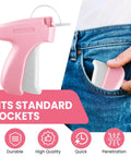 Stitch Gun For Clothes And Tagging Gun Handheld Portable Grab And Go Quick Clothing Fixer For Home And Retail Use pocket size