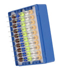 Carbide Micro Drill Bits Set For PCB And SMT Work Tiny Drill Bits Kit For Circuit Boards in blue plastic case 50 pieces