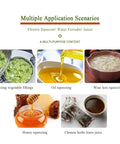 No Sweat Electric Commercial Salad Spinner 22 Liter Auto Timer Vegetable Dryer application scenarios including oil and honey extraction.