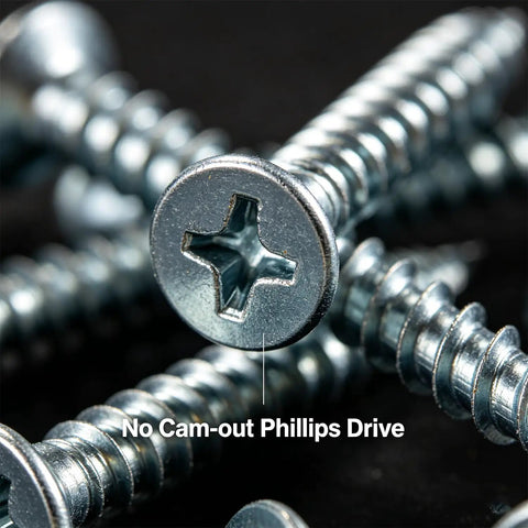 Galvanized Wood Screw Kit With 202 Pieces In Five Sizes For Drywall And Wood Projects Self Tapping Phillips Drive Screws
