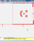DIY Friendly All In One CAD CAM Mill Software for CNC Machines interface showing smiling face design in CAD view.