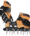 Lawn Aerator Shoes With 26 Nails, Adjustable Loop Straps And Buckle, 5cm Spikes For Lawn Garden And Patio
