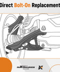 Diagram of 14 Piece Beefed Up Front Suspension Kit For Hyundai Elantra 2007 2012 With Front Lower Control Arms