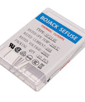 SF214E 10A 250V Thermal Fuse Pack Of 10 For Electronics And Appliances, 216 Degrees Celsius Cutoff, Organic Type Thermal Cutoff Fuses For High Temp Safety And Overheat Protection, plastic case