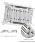 Durable Dryer Heating Element Kit Replacement Nickel Chromium Construction for Select Dryers including MEDX655DW1, MED4500MW0, MEDC400VW0, MEDC200XW1, and AED4475TQ1 Easy Install and Consistent Heat, shown with close-up of heating coils and nickel rods.