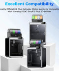 Display of K2 Series E Axis Stepper Motor Replacement For K2 Pro And K2 Plus 3D Printers with compatibility text