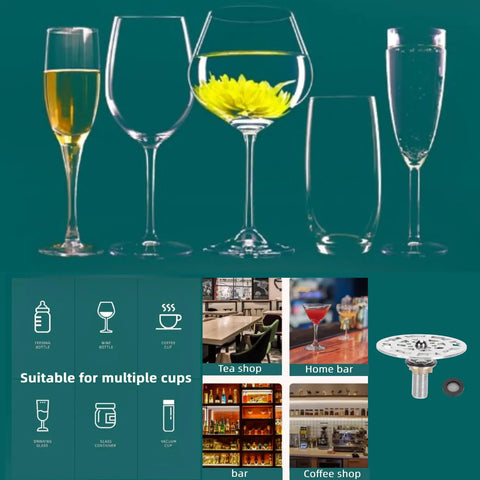 Heavy Duty Bar Glass Rinser Faucet Head Stainless Steel Automatic Cup Washer For Bars Pubs Hotels Cafes Restaurants