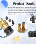 12V Electric Fuel Pump Fits Honda Goldwing GL1200A 1984-1987 and V65 Magna VF1100C 1983-1985, Plug And Play 42 LPH Flow