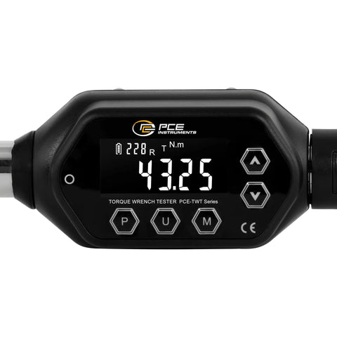 60 Nm Handheld Digital Torque Meter For Precise Torque Testing With Real Time And Peak Modes Measures From 0.01 To 60 Nm With About 2 Percent Accuracy Includes LED And Acoustic Alerts And Internal Memory Storage, digital display