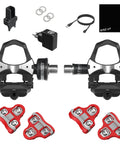 Assioma Uno Single Sensing Left Pedal Power Meter With Bluetooth And ANT Plus Connectivity for Road Bikes with accessories