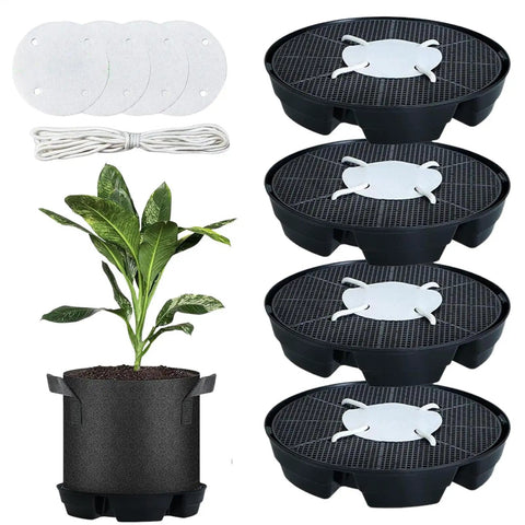 Low Maintenance No Fuss Auto Irrigation Plant Saucer For Indoor And Outdoor Gardens Self Watering Base For Potted Flowers