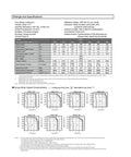 CHUNYE servo motor SGMJV-01A3A6S datasheet page showing ratings table and torque charts