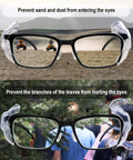 10 Pack Slip On Eye Glasses Side Shields For Safety Glasses, Flexible TPU Protective Shields, Soft Eye Guard on glasses outdoors