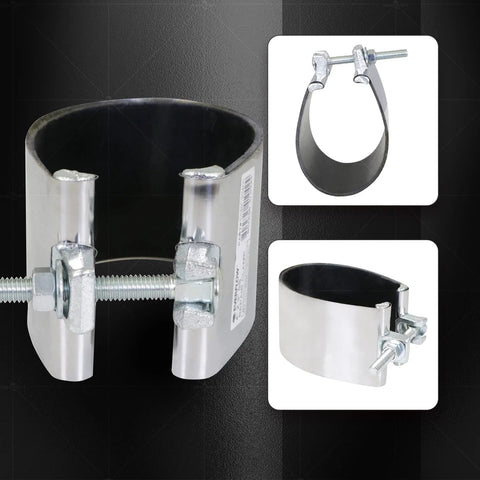 Highcraft pipe repair clamp, 4'' IPS, stainless steel.