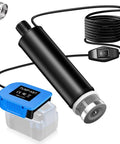 Cordless Water Transfer Pump For 24V Battery Pack, 635 Gph High Output Submersible Sump Pump For Yard Cleanout, Auto Detailing, Pool Draining, Fish Tank Refresh, And Hassle Free Fluid Moves with attached power switch.