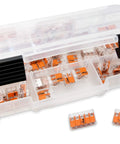 Lever Nuts 75 Piece Wire Connector Kit With Case For Solid Stranded And Flexible Copper Wires No Hassle Install Quick Secure