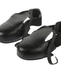 Heavy Duty Steel Toe Cap Safety Shoe Covers With Leather Overshoes Universal Fit For Men And Women Adjustable Straps