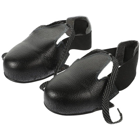 Heavy Duty Steel Toe Cap Safety Shoe Covers With Leather Overshoes Universal Fit For Men And Women Adjustable Straps