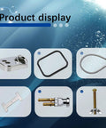 Shampoo Bowl Faucet Vacuum Breaker Kit With Sprayer And Hose Pro Grade Easy Install Brass Construction Leak Proof Components