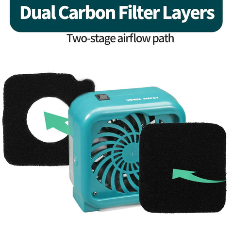 Compact Soldering Fume Extractor That Busts Soldering Smoke With Dual Activated Carbon Filters For PCB Soldering And Electronics Repair