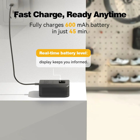 Charging Mini Electric Bike Pump With Gauge And Auto Stop, USB C Rechargeable Jersey Pocket Ready Tire Inflator