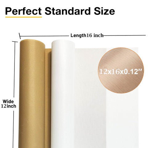12 Pack Reusable Teflon Heat Press Sheets 12 By 16 Inches For Crafting Ironing Baking Sewing Vinyl And Sublimation Transfers