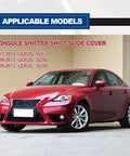 Lexus IS250 IS350 Center Console Shift Slider Cover Replacement 2005-2013 Easy Install Gear Shift Area Slide Cover Durable Material