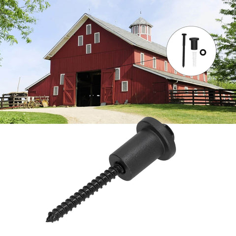 Do It Yourself Ready 1.4 Inch Sliding Barn Door Track Spacer Replacement Kit with Adjustable Carbon Steel Connectors