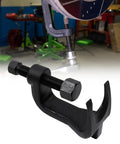 Premium Adjustable Ball Joint Separator And Puller Tool in black, designed to pull stubborn steering joints up to 2 3/8 inches.