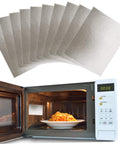 10 Pack Microwave Waveguide Covers 5.9 By 4.7 Inches Mica Sheet Easy To Cut Replacement Heat Insulation Oven Repair Part For Home Kitchen Use