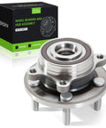 Front And Rear Wheel Hub And Bearing Assembly Two Piece Kit With 5 Lug ABS Sensor Direct Replacement For 2011 To 2019 Explorer And 2013 To 2018 Police Interceptor Utility with packaging