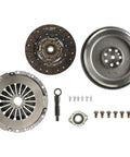 Get Your Build Dialed In With This Sweet Clutch Flywheel Conversion Kit For 1999 Through 2006 Kia Optima Santa Fe And Sonata Providing Hella Smooth Shifting For Your 2.4 Liter Four Cylinder Engine Upgrade - clutch, flywheel, hardware, detailed view.