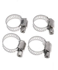 Set of clamps for Inline 5/16 Inch Fuel Filter For Mercury Marine Outboards 40-400 HP With 42 Micron Element Includes Fuel Line And Clamps
