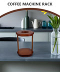 Smooth Brew Vibes Solid Wood Coffee Filter Cone Holder With Detachable Brewing Rack on kitchen countertop.