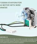 Refrigerator Evaporator Fan Motor Plug And Play Drop In Replacement With Wire Harness For 297309000 297250000