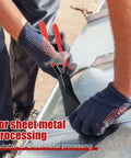 Person using Hands On Sheet Metal Bender Set 2.4 Inch Hand Seamer Pliers for bending sheet metal